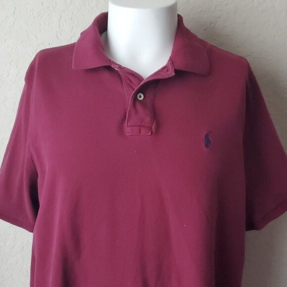Polo Ralph Lauren Maroon XL Classic Fit - Picture 3 of 6
